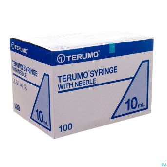 Terumo seringue+aiguille 21g 1 1/2 tb vert 10ml100