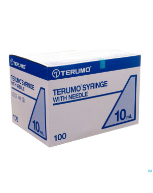 Terumo seringue+aiguille 21g 1 1/2 tb vert 10ml100