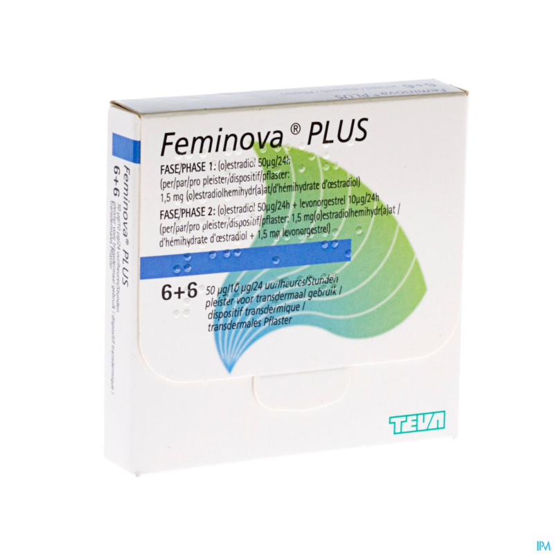 Feminova plus patch 12 x 1,5mg
