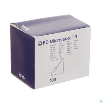 Bd microlance 3 aig.21g 1 1/2 rb 0,8x40mm vert 100