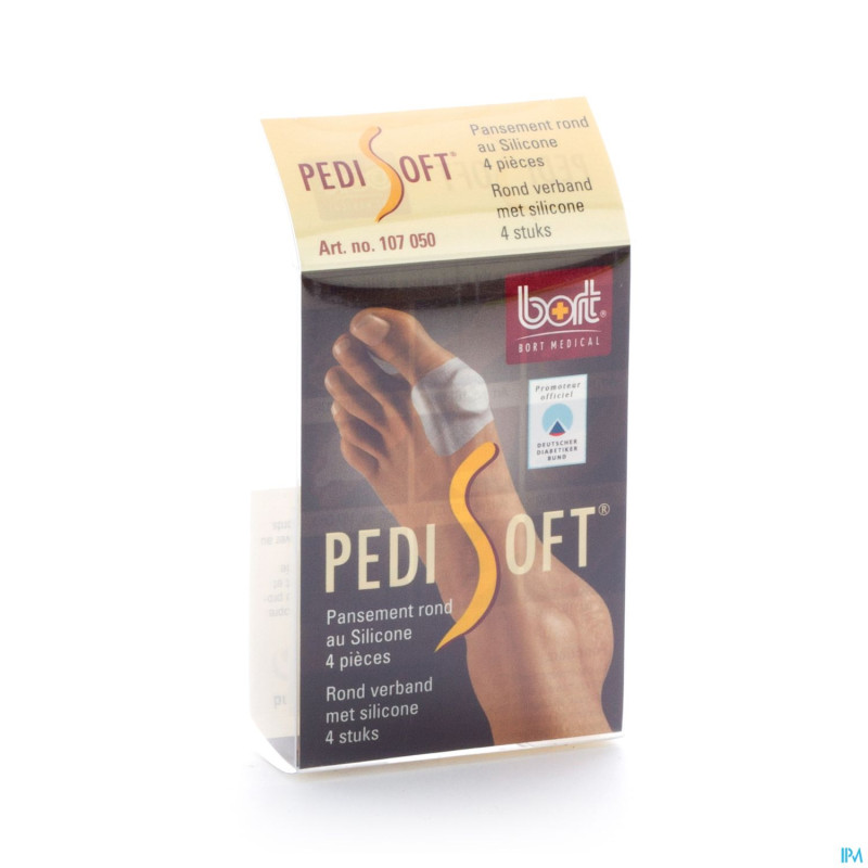 Bort pedisoft pans rond silic. 4