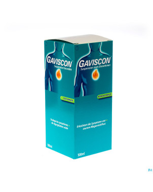 Gaviscon menthe munt susp buv 500ml