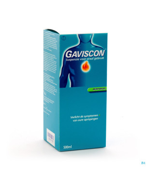 Gaviscon menthe munt susp buv 500ml