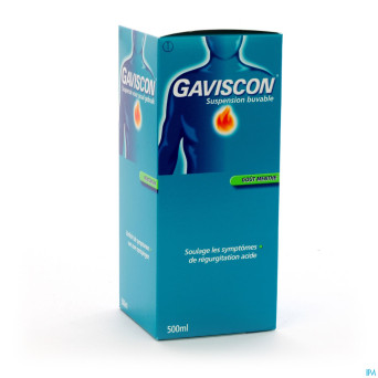 Gaviscon menthe munt susp buv 500ml