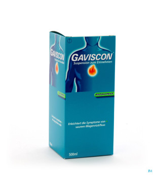 Gaviscon menthe munt susp buv 500ml