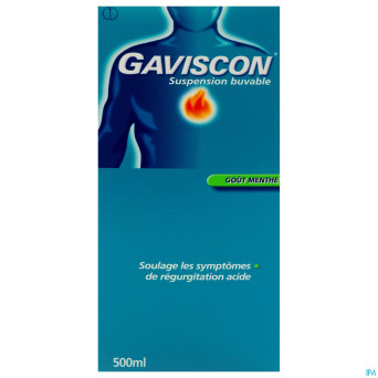 Gaviscon menthe munt susp buv 500ml