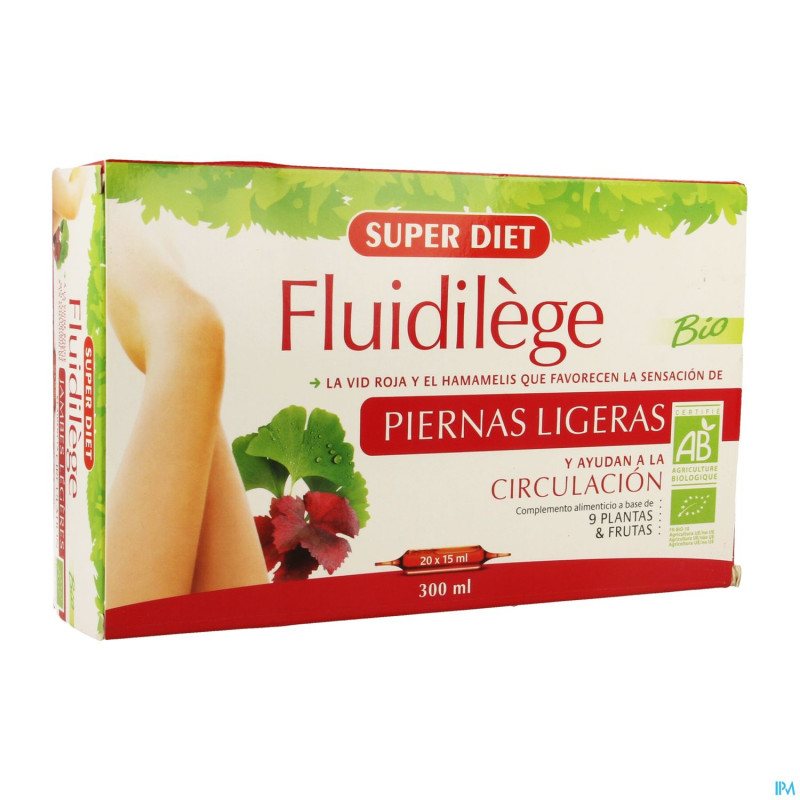 Superdiet fluidilege bio    amp 20x15ml