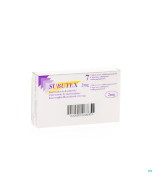 Subutex tabl 7 x 2 mg