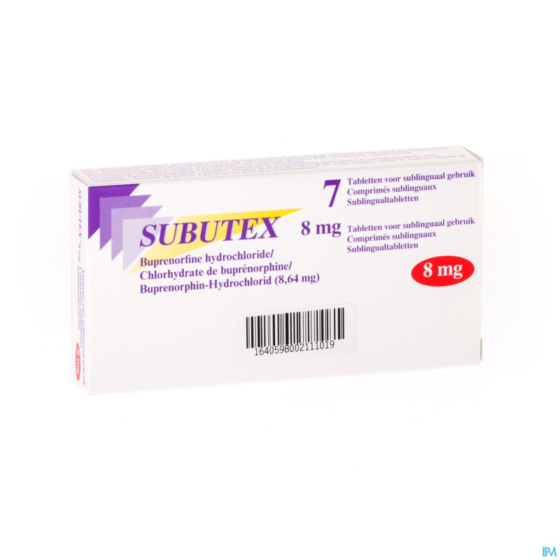 Subutex tabl 7 x 8 mg