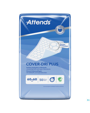 Attends cover dri plus alese    60x 60cm  1x50