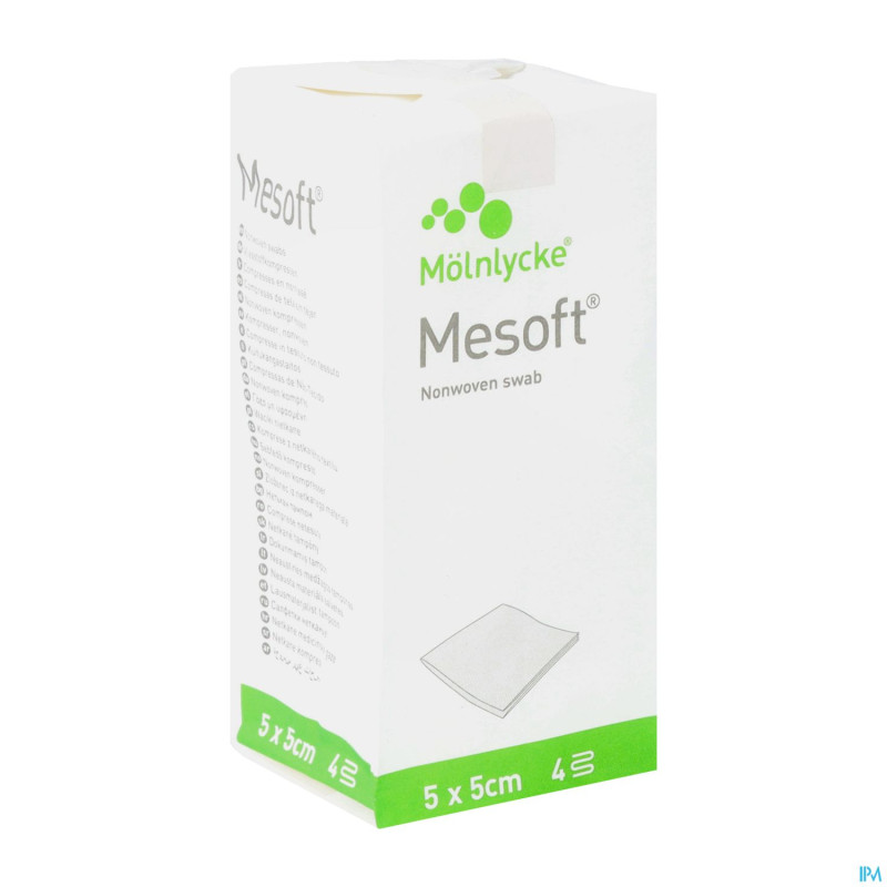 Mesoft s cp n/st 4c  5,0x 5,0cm 100 157000