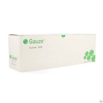 Compresse gaze molnl ster 12c  5,0x 5,0cm 24x5