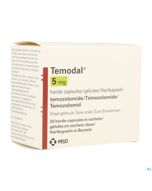 Temodal   5 mg caps 20 x   5 mg