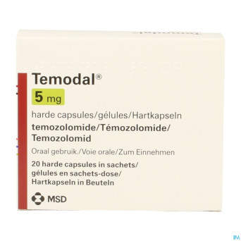 Temodal   5 mg caps 20 x   5 mg