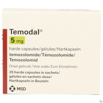 Temodal   5 mg caps 20 x   5 mg