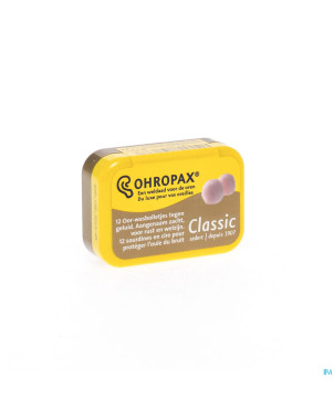 Ohropax bouchons oreilles wax 12