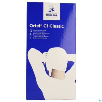 Collier cervical c1 classic blanc    8cm t3