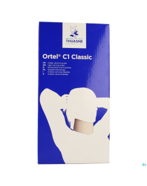 Collier cervical c1 classic blanc    8cm t3