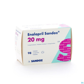Enalapril sandoz 20mg comp 98