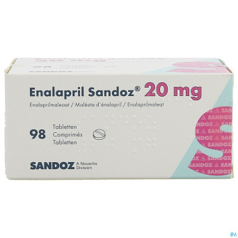 Enalapril sandoz 20mg comp 98