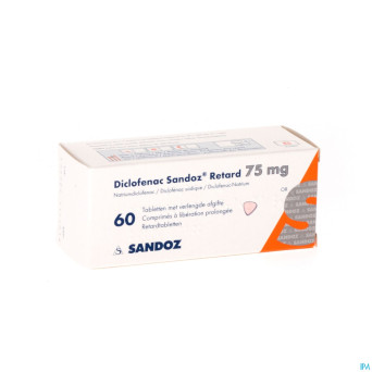 Diclofenac retard sandoz tabl 60 x  75 mg