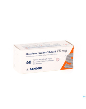 Diclofenac retard sandoz tabl 60 x  75 mg