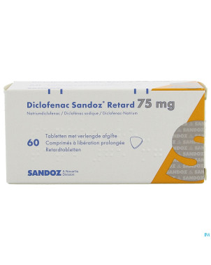 Diclofenac retard sandoz tabl 60 x  75 mg