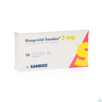 Bisoprolol sandoz  5mg tabl 28 x  5 mg