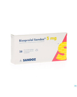 Bisoprolol sandoz  5mg tabl 28 x  5 mg