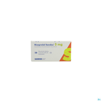 Bisoprolol sandoz  5mg tabl 28 x  5 mg