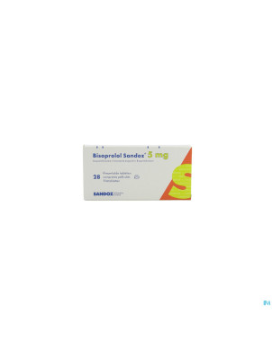 Bisoprolol sandoz  5mg tabl 28 x  5 mg