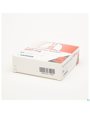 Acetylcysteine sandoz 600 mg cpr eff. 30