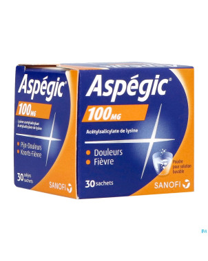 Aspegic  100 pulv 30x 100mg