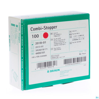 Combistop bouchons rouge 100