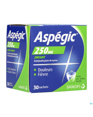 Aspegic  250 pulv 30x 250mg