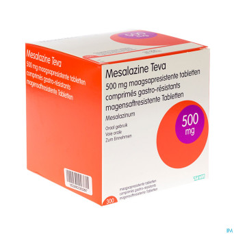 Mesalazine teva tabl 300x500mg