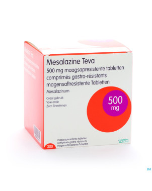 Mesalazine teva tabl 300x500mg