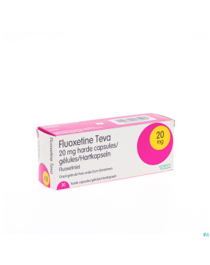 Fluoxetine teva caps 30 x 20 mg