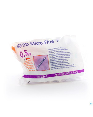 Bd microfine+ ser.ins.demi 0,3ml 30g 8mm100 324826