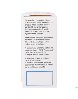 Zyprexa 10mg 1 fl pulv sol inj