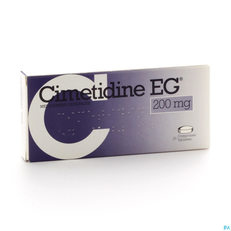 Cimetidine eg comp  20 x 200 mg