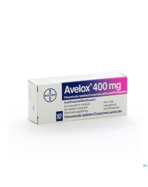Avelox 400 mg comp pell 10 x 400 mg