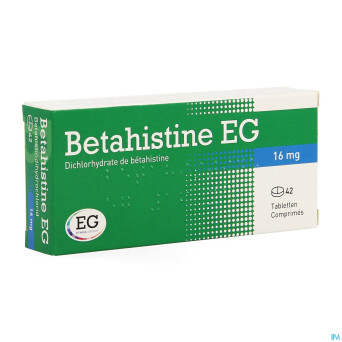 Betahistine eg    comp 42x16mg