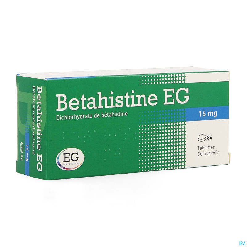 Betahistine eg    comp 84x16mg