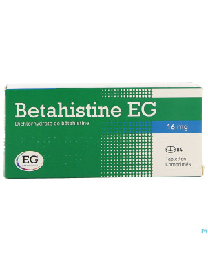 Betahistine eg    comp 84x16mg