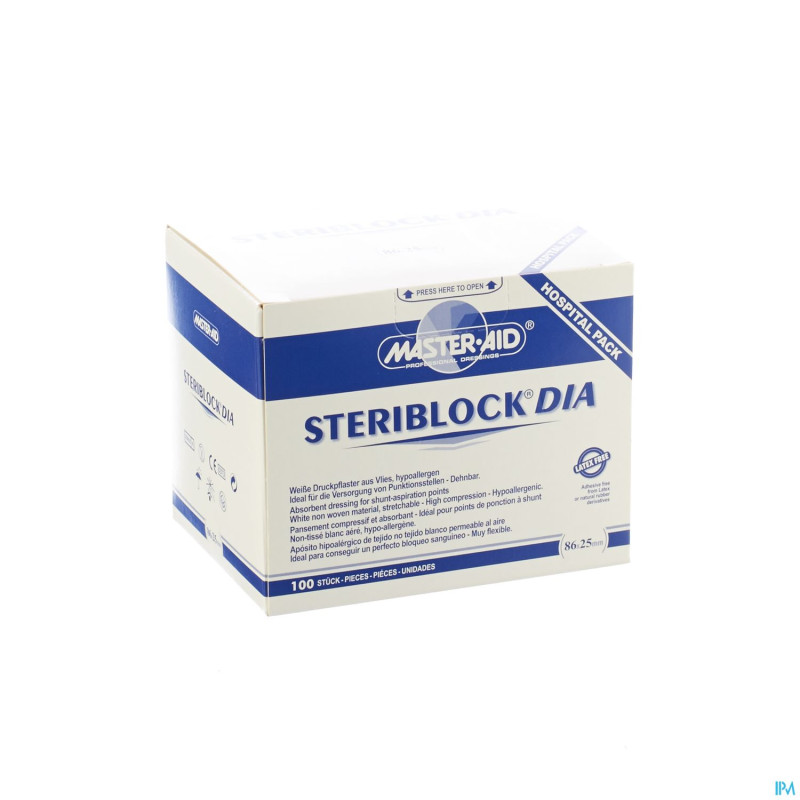Steriblock emplatre ster    100 70034