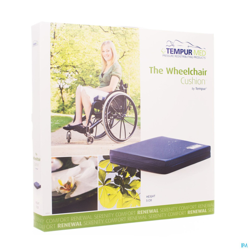 Tempur coussin siege + housse incontinence 40x40cm