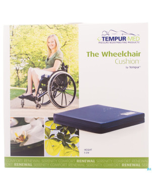 Tempur coussin siege + housse incontinence 40x40cm