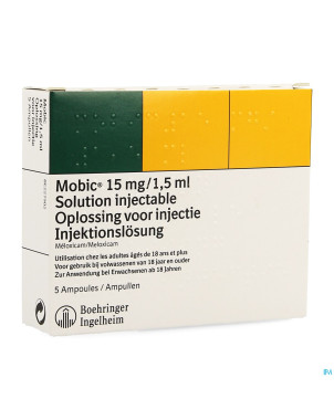 Mobic sol inj amp 5 15mg/1,5ml