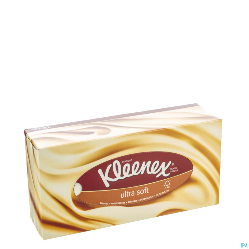 Kleenex ultra soft blanc/ wit 80